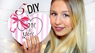 5 schnelle amp günstige Valentinstag Geschenke ❤️ Last Minute Geschenkeideen ❤️ Valentinstag 2017 [upl. by Ancelin]