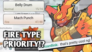 FIRE TYPE MACH PUNCH  BELLY DRUM MAGMORTAR IS BUSTED IN REVELATIONMONS [upl. by Chaudoin]