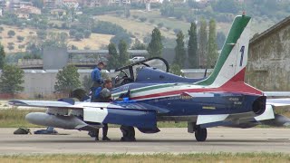 FRECCE TRICOLORI  AEROPORTO DI FALCONARA 18082022 ARRIVO [upl. by Marko]