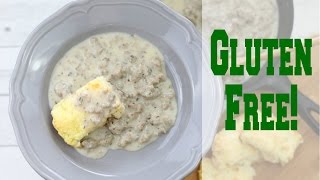 Gluten Free Biscuits and Gravy Recipe  Wheat Sucks [upl. by Htims]