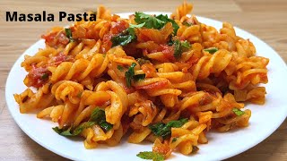 Desi masala pasta recipe  Indian style masala pasta how to make masala pasta recipe [upl. by Arutnev]