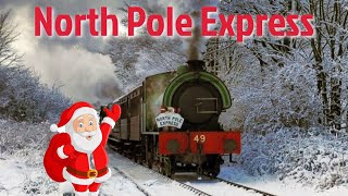 North Pole Express at Tanfield Railway northpole christmas dji drone santa [upl. by Hippel]