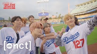 NCT 127 X LA  Lets go Dodgers The first pitch⚾ at Dodger Stadium  NCT 127 HIT THE STATES [upl. by Lyda]