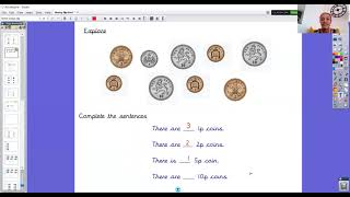 Year 1 Tuesday 2nd March Maths Recognising coins [upl. by Meesaw430]