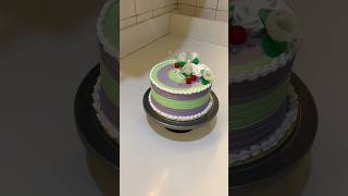 Beautiful cake decorating cake viralshort ytshorts [upl. by Edialeda]