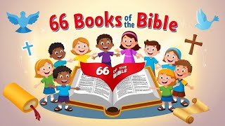 66 Books of the Bible  Old and New Testament for Kids  Bible school for kids [upl. by Retsae154]