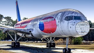 Last Remaining Boeing 757200 MyTravel Airways  GPIDS N304H LaurinburgMaxton Airport [upl. by Etnwahs555]