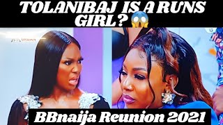 BBNAIJA REUNION 2021 DAY 3 VEE EXPOSE TOLANIBAJ IS A SUGAR BABY RUNS GIRL  FSWG [upl. by Sura960]