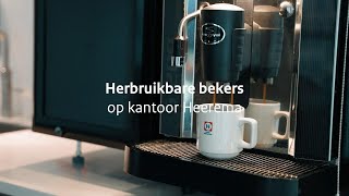 Nieuwe regels wegwerpplastic  herbruikbare bekers op kantoor Heerema [upl. by Mot442]