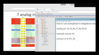 Beaglebone Black  analogRead [upl. by Montgomery]