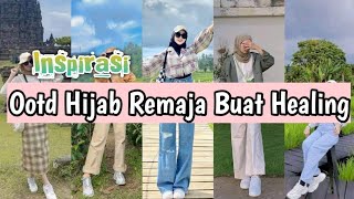 Inspirasi Ootd hijab remaja buat HealingLink di deskripsi box [upl. by Hoffarth54]