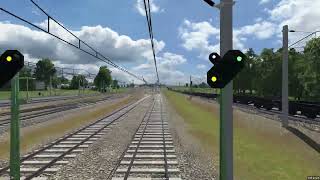 Transport fever 2 german mainline feat Berlin amp Erfurt stations High Speed Cab view [upl. by Cl270]