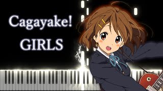 けいおん OP CagayakeGIRLS ピアノ  KON OP Piano cover [upl. by Yslehc]