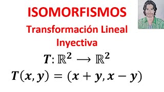 Cómo saber si una transformación Lineal es INYECTIVA  Inyectividad Álgebra lineal Isomorfismos [upl. by Honna572]