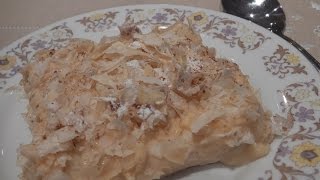 BOUGATSA  CREAMY CUSTARD PIE WITH FILLO PASTRY  STAVROS KITCHEN  GREEK CUISINE [upl. by Eneri735]