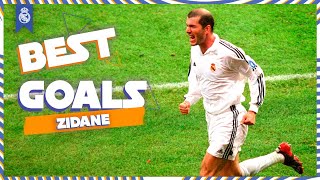 ZINEDINE ZIDANES BEST Real Madrid goals [upl. by Ahsirek497]