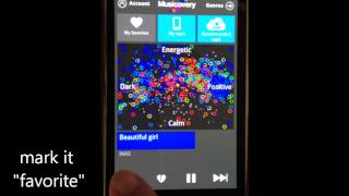 Musicovery App Player [upl. by Eilyak]