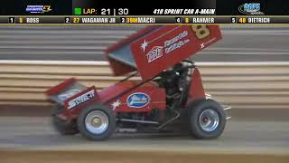 Highlights from the 410 Sprint Car main event at BAPS Motor Speedway on Sunday April 28th [upl. by Elia]