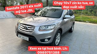 Santafe 2011 slx xuất mỹ đã tắm rửa sạch sẽ Mời các bác thẩm ạ giá ko hề rẻ Lh 0989751388 [upl. by Kamerman649]