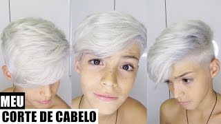 CORTE DE CABELO MASCULINO 2017 COMO FAZER  UNDERCUT COM FRANJA  DIVOS ENSINAM [upl. by Cornia171]