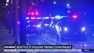 Seattles violent trend continues as chief pleads for more officers  Q13 FOX Seattle [upl. by Farlee]