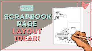 scrapbook page ideas and layouts [upl. by Mistrot]