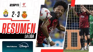 MOJICA LE DIO LA VICTORIA AGÓNICA A LOS BERMELLONES  Las Palmas 23 Mallorca  RESUMEN [upl. by Ronoel]