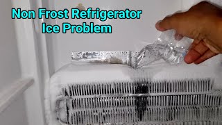 Non Frost Refrigerator Ice Problem  Maker Hasan [upl. by Kurtis]