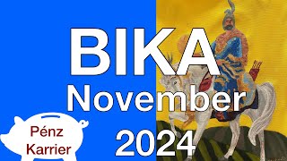 ♉️ Bika November 2024 💰A siker útján 💰Pénz Karrier Tarot Jóslás [upl. by Eeuqram]