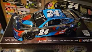 WILLIAM BYRON DIECAST 124 SCALE REVIEW ON THE VALVOLINE COLOR CROME 24 CAR [upl. by Cote]