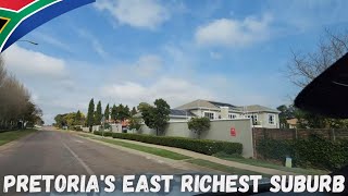 🇿🇦Pretorias East RICHEST Neighborhood Ride Through✔️ [upl. by Odarnoc]