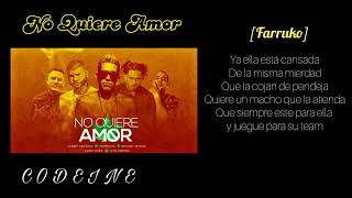 Lenny Tavarez  No Quiere Amor REMIX LETRA Ft Farruko Bryant Myers Lary Over amp Lito Kirino [upl. by Enoed]