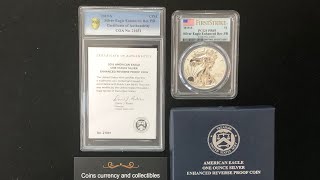 2019s Silver Eagle Enhanced Rev PR Only 29909 minted PCGS PR69 Shipped to your door [upl. by Slavin]