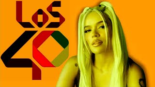 Los 40 939 FM KAROL G  1 en España Septiembre 14 2024 [upl. by Noillid]