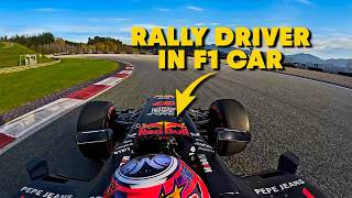 Can you learn how to drive an F1 Car in ONLY 10 laps  From Rally to F1 [upl. by Lettie]