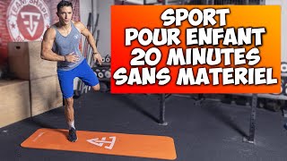 SPORT POUR ENFANT 20 MINUTES sans matériel [upl. by Annayek]