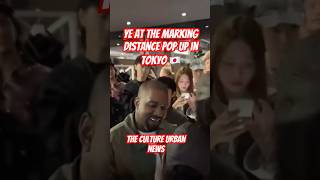 Kanye West Makes a Surprise Appearance at the Marking Distance PopUp in Tokyo [upl. by Ingeborg]