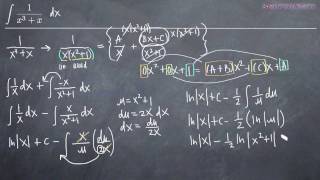 Partial fractions distinct quadratic factors example 2 KristaKingMath [upl. by Oicangi]