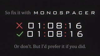 Monospacer for After Effects [upl. by Andriette]