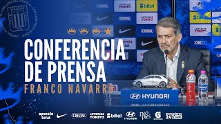 🎙️🔵 CONFERENCIA DE PRENSA  FRANCO NAVARRO [upl. by Grantland]