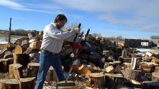 Splitz All easy Wood Splitter split firewood with Innovative sledge hammer  by Good N Useful [upl. by Mcclenon]