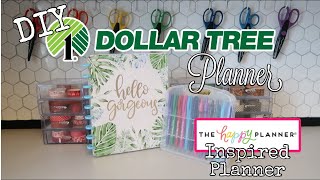 DOLLAR TREE DIY  PLANNER  HAPPY PLANNER INSPIRED  JANUARY 2021 [upl. by Daughtry399]