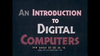 REMINGTON RAND UNIVAC INTRODUCTION TO DIGITAL COMPUTERS 1960s MAINFRAME COMPUTING FILM 64454 [upl. by Alcinia989]