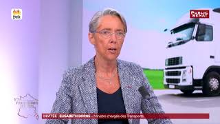 Taxe poids lourds  quotIl nest pas question de revenir à lécotaxequot déclare Elisabeth Borne [upl. by Mahoney740]