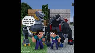 PoiPoiPoiPoiPoiPoiPoPi  Máy biến áp Grimlock vs Optimus Prime minecraft [upl. by Porett]