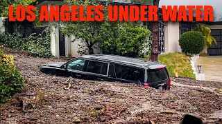 Unprepared Los Angeles CRUMBLES from Insane Storm [upl. by Anaimad]