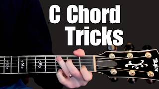 5 Easy C Chord riffs to sound like a pro a guitar lesson [upl. by Leciram]