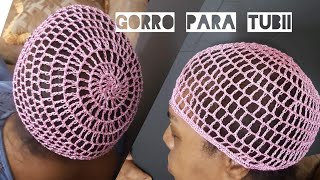 GORRO calado Tejido a CROCHET para tubis  Dubbi Torniquete [upl. by Sibley]