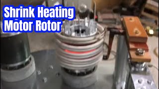 Fast Shrink Heating Motor Rotor  JLC60kW Induction Heating Machine [upl. by Launam]