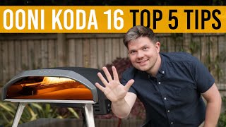 OONI KODA 16  Top 5 Tips for cooking homemade pizza [upl. by Hillary]